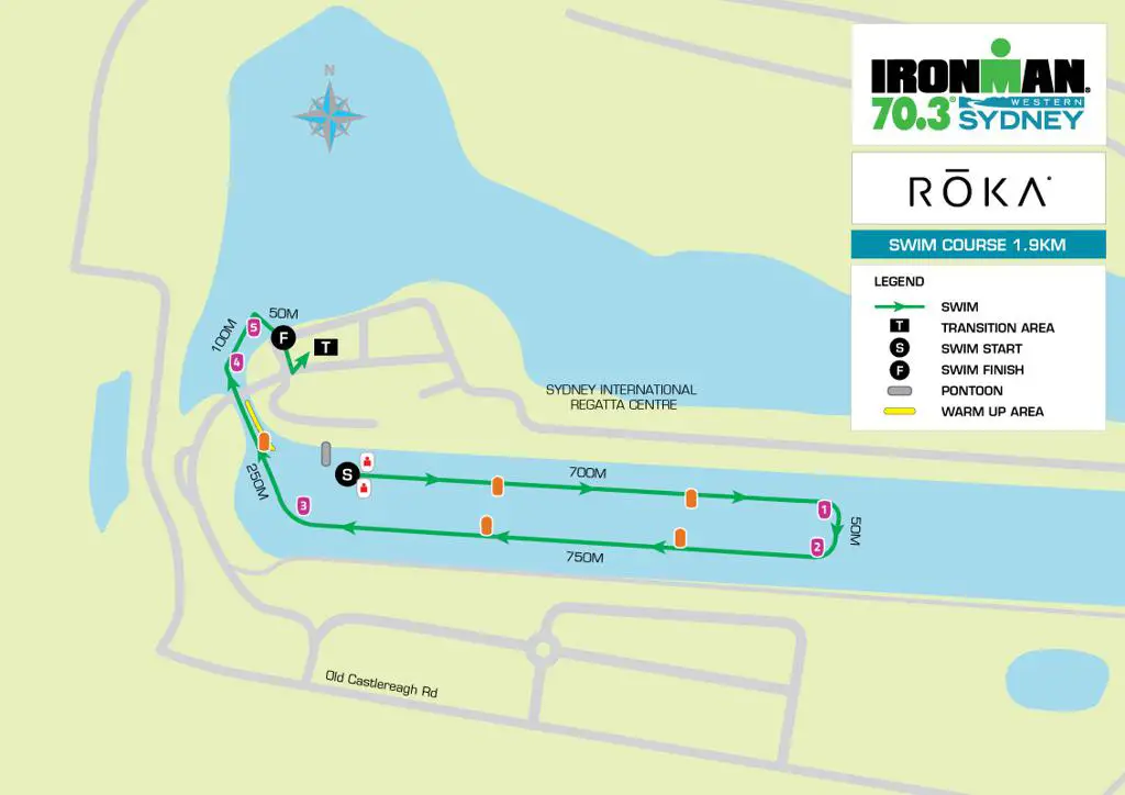 Ironman 70 3 western sydney 2022 dates course map elevation profile