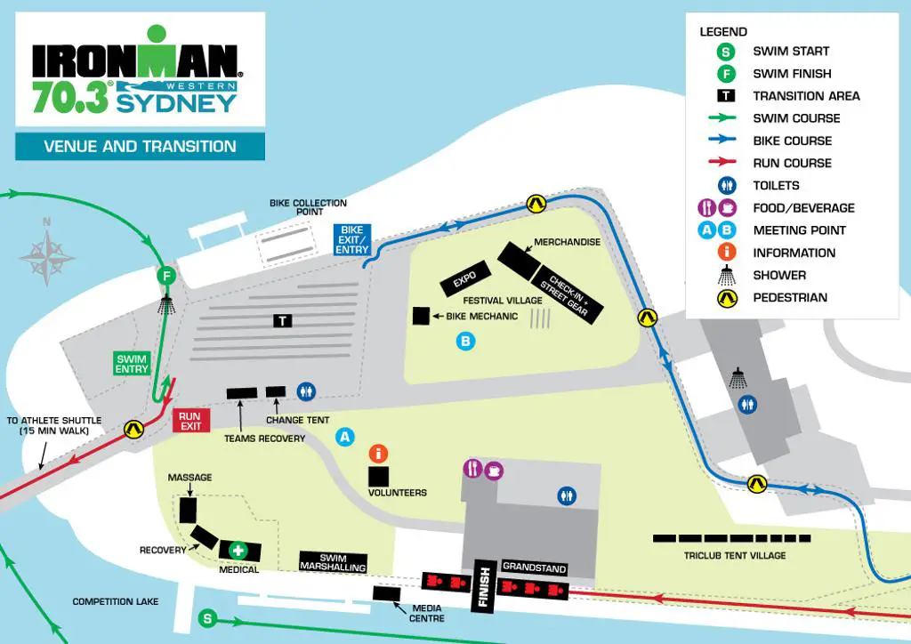 Ironman 70 3 western sydney 2022 dates course map elevation profile